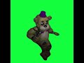 Golden Freddy Dancing Greenscreen