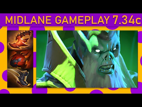 ✨Quinn Necrophos 71% Kill participation! Mid Gameplay - Dota 2 Top MMR