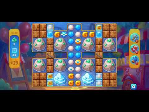 Fishdom lvl 4330 Gameplay / Satisfying / Emeralds / Explosion