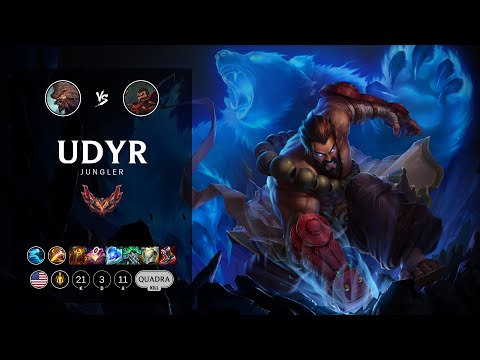 Udyr Jungle vs Graves - NA Grandmaster Patch 12.8