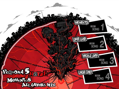 Persona 5 Royal OST - Mementos All Layers Mix (With Audio Visualizer)
