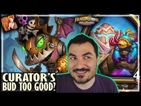 CURATOR ALWAYS BRINGS THE STATS! - Hearthstone Battlegrounds