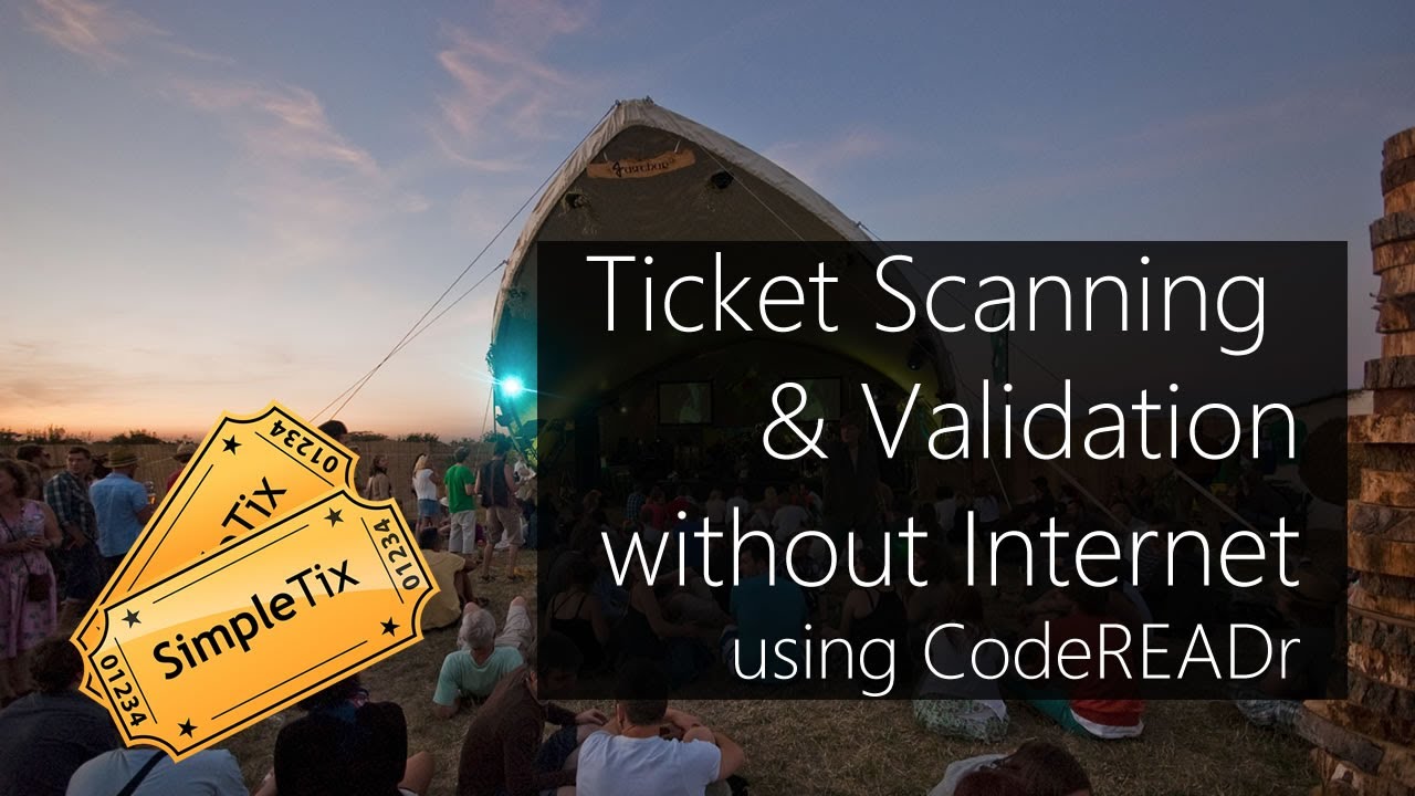 How to scan tickets without internet access