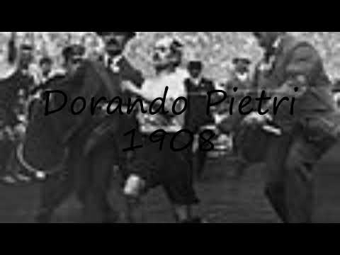 How to pronounce Dorando Pietri 1908 in English?