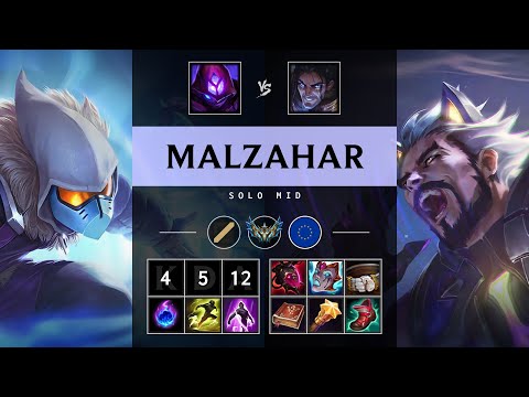 Malzahar Mid vs Sylas - EUW Challenger Patch 25.18