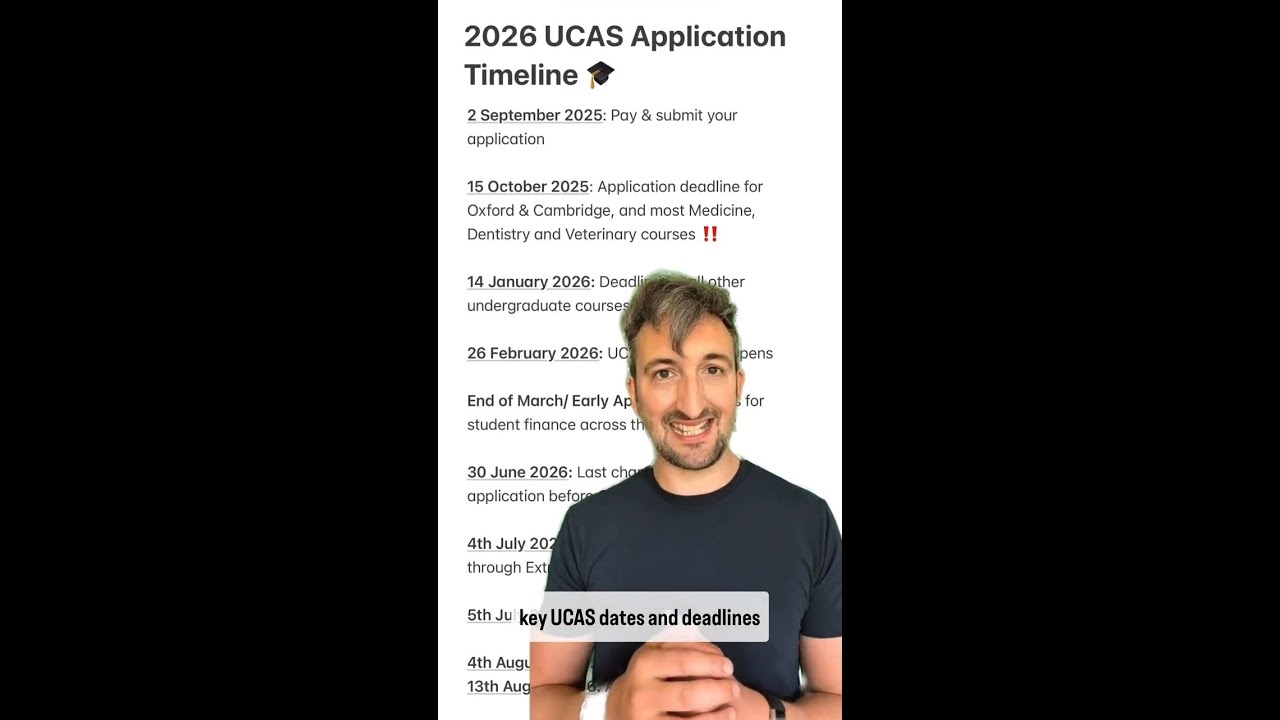 2026 UCAS Application Timeline | Key Dates