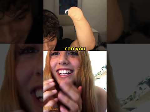 Her face at the end #prank #omegle #shocked #comedyprank #funny #comedy