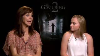 The Conjuring 2: Frances O’Connor & Madison Wolfe Official Movie Interview | ScreenSlam video