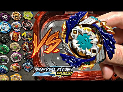FAFNIR WITHOUT LAUNCHER VS ALL BEYBLADES BURST TURBO FROM THE PETER PLAY COLLECTION