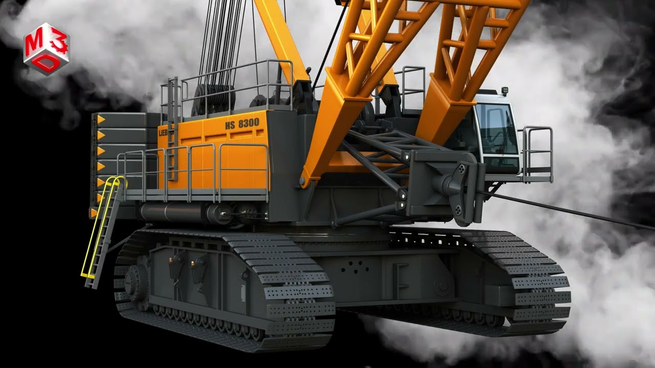 Bergbauschleppseil HS 8300 3D Modell