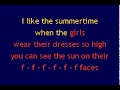 Troggs - Summertime - (vocal cancel)