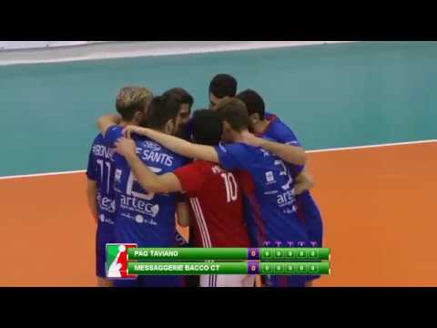 Pag Volley Taviano vs Messaggerie Bacco Catania 3-2 - Gli highlights