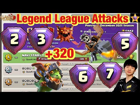 Legend League Attacks February Season Day19 DRAGON RIDER TOTEM With Army Link