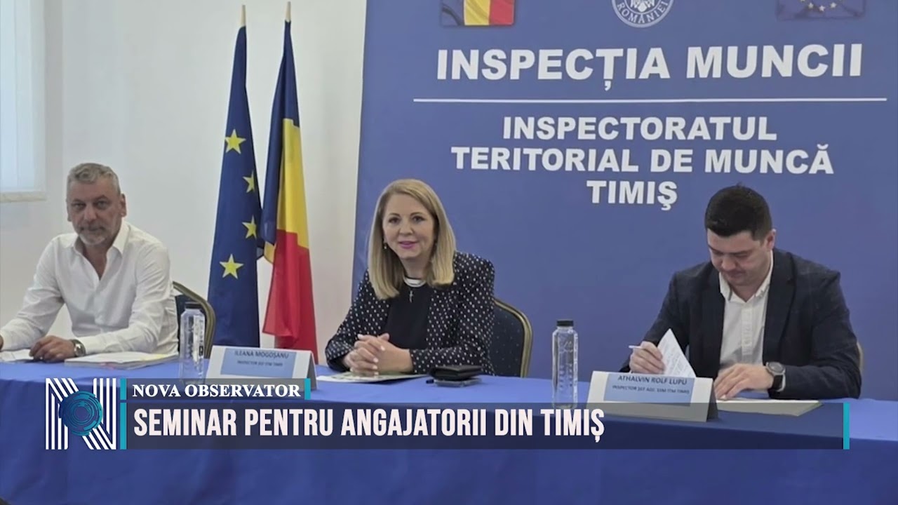 Seminar pentru angajatorii din Timiș