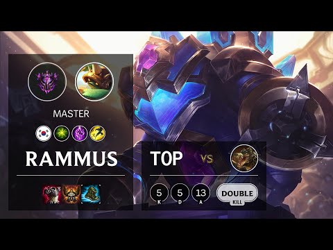 Rammus Top vs Renekton - KR Master Patch 10.13