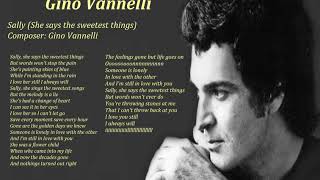 Gino Vannelli - Sally (She Says The Sweetest Things) in HD with lyrics