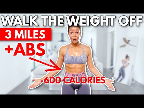 3 MILE FAST Walking to Lose Belly Fat (burn calories!)