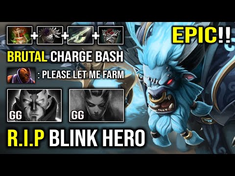 NEW CRAZY CORE HERO 7.28 Spirit Breaker 100% Counter AM & QOP Nobody Can Farm with Charge Bash DotA