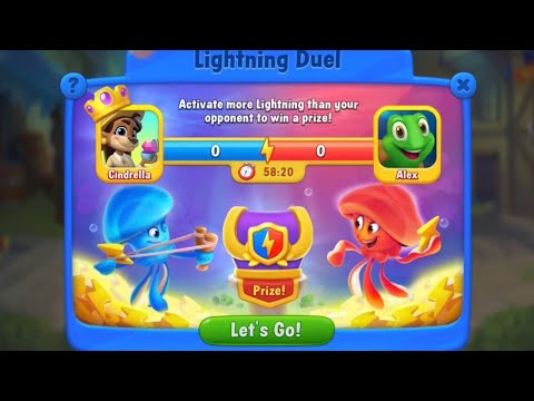 Fishdom level 5741 and the Lightening duel !