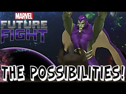 Classic Drax uniform and King Thanos? Marvel Future Fight