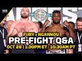Tyson Fury vs. Francis Ngannou LIVE Pre-Fight Q&A | MMA Fighting