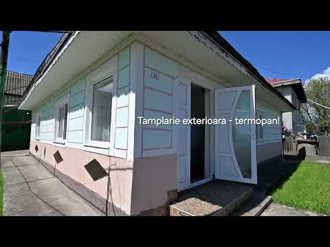 Casă tradițională în Bucovina, cu teren de 1.000 mp | Fântâna Mare zona Fălticeni | 4 camere | Mobilată și utilată | 69.500 Euro | Comision 0% — Video