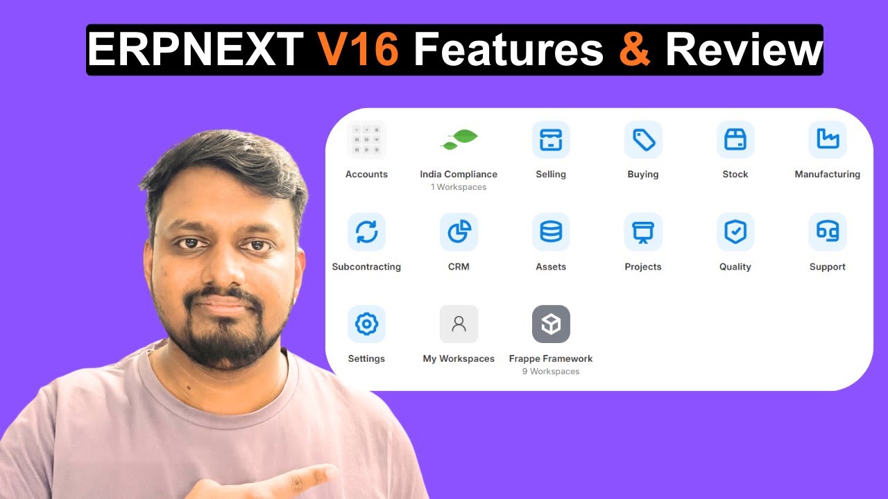 ERPNext v16 Review | New Features, UI Changes & Complete Overview (2025 Update)
