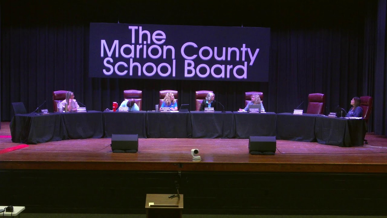 Marion County School Board Work Session, May 22, 2025