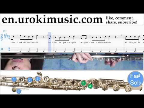 Flute lessons Prince Royce - Darte un Beso Part#2 um-352