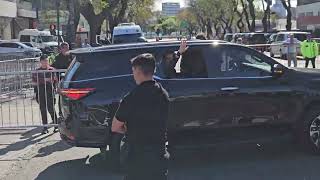 Paul McCartney arriving to the Stadium in Buenos Aires Argentina 05 oct 2024
