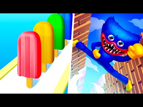 ⭐Level Up Stretch Legs Jump King, Popsicle Stack - Satisfying Mobile Walkthrough Game (Android,iOS)