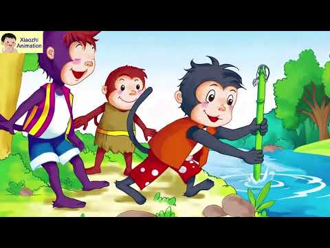 English for kids|Bedtime story|The Black Monkey Becomes King