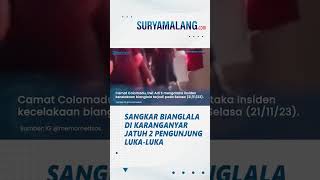 NGERI! Sangkar Bianglala di Karanganyar Jatuh, 2 Pengunjung Pasar Malam Luka luka