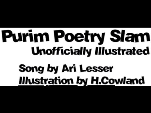 Ari Lesser - Purim Poetry Slam - Illustrated