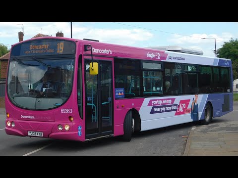 The Most Knackered B7RLE EVER!! | Volvo B7RLE Eclipse 69363 (YJ08 XYB) | First Doncaster