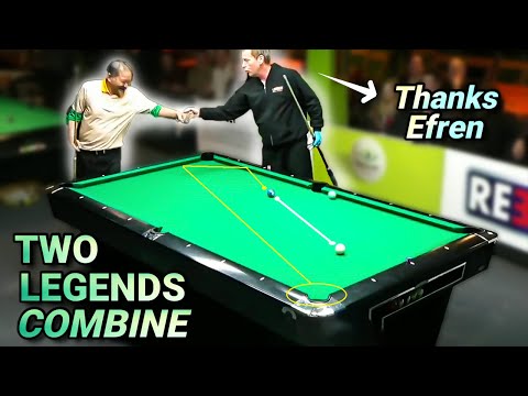 When TWO Pool LEGENDS Combine; Efren Reyes And Earl Strickland powered by REELIVE