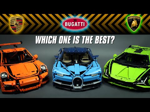 LEGO Technic 42115 VS 42083 VS 42056: Which one is the best supercar? [4K]