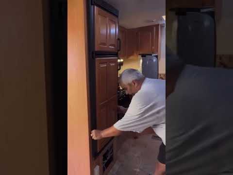 Removing an RV fridge