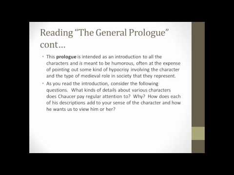 Class Notes The Canterbury Tales Brit Lit Traditions UML Hurwitz
