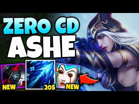 MAX ABILITY HASTE ASHE GIVES HER 20 SECOND ULT CD!? SEASON 11 IS INSANE - League of Legends