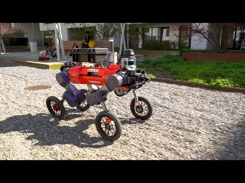 Este Robot Usa Neumáticos y Patas Para Moverse