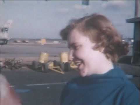 Phillippa Emily Spears Stanton in an FJ-2 Fury Jet