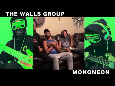 MonoNeon: The Walls Group rehearsing..