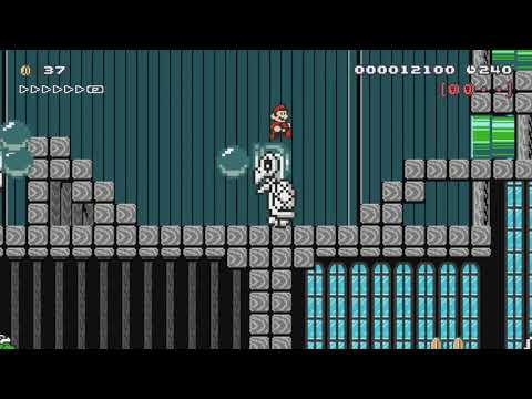 8-3 Manic Mansion by Farts R Us - Super Mario Maker - No Commentary 1bm