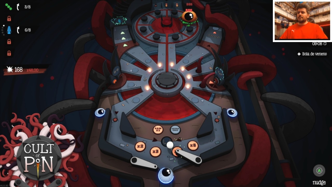 CULT OF PIN es un muy buen roguelike de PINBALL 🪩 Gameplay en Español (PC Steam)