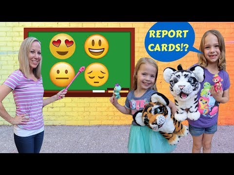 Addy and Maya Earn Extra Credit at Toy School !!!