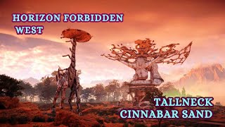 Horizon Forbidden West: Climbing Tallneck in Cinnabar Sand