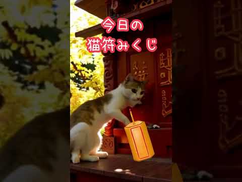 猫符おみくじにゃ🐈 #cat #おみくじ #automobile #猫 #猫動画 #shortsvideo