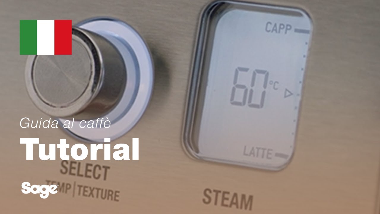 Tutorial Guida al caffè Breville - Come regolare la temperatura e la montatura del latte
