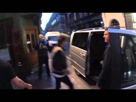 Niall Horan And Olly Murs Leaving Cirque le Soir